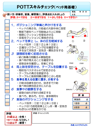 POTTスキルチェック